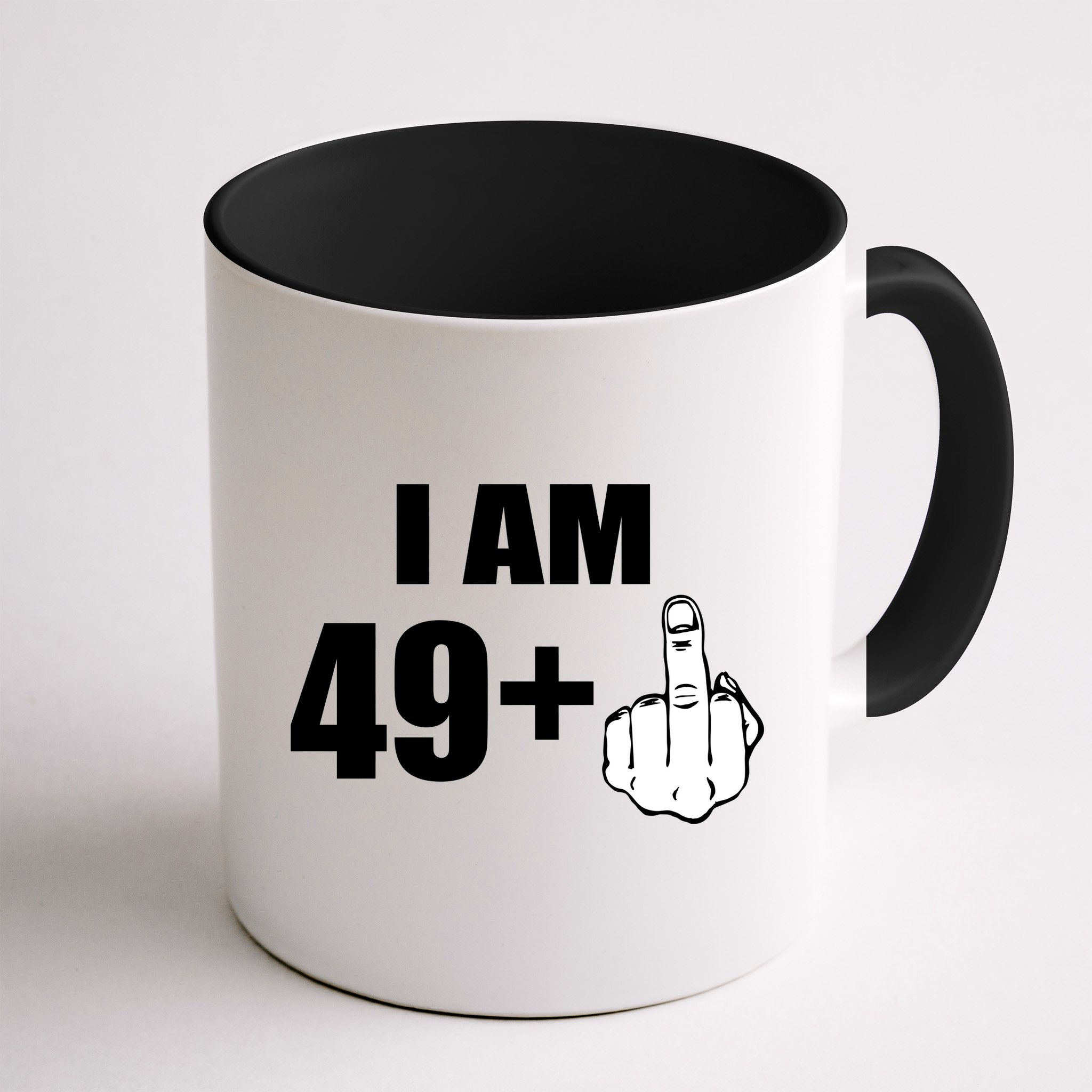 I Am 50 Middle Finger Funny 50th Birthday Gift T-Shirt Mug