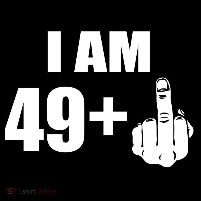 I Am 50 Middle Finger Funny 50th Birthday Gift T-Shirt Premium T-Shirt
