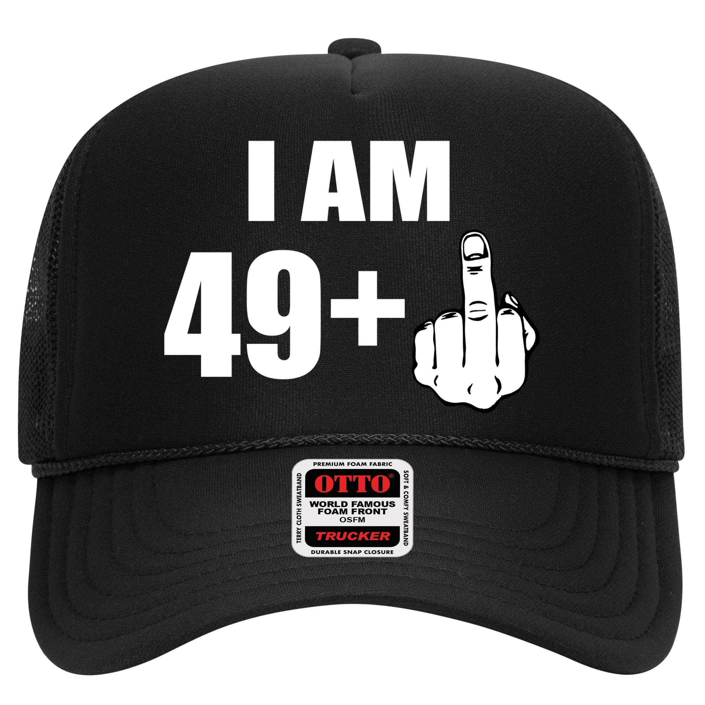 I Am 50 Middle Finger Funny 50th Birthday Gift T-Shirt Hat