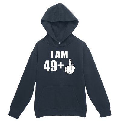 I Am 50 Middle Finger Funny 50th Birthday Gift T-Shirt Urban Pullover Hoodie