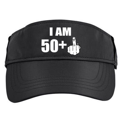 I Am 51 Middle Finger Funny 1966 Birthday Adult Drive Performance Visor