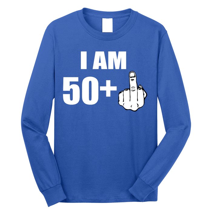 I Am 51 Middle Finger Funny 1966 Birthday Long Sleeve Shirt