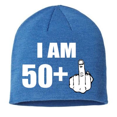 I Am 51 Middle Finger Funny 1966 Birthday Sustainable Beanie