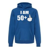 I Am 51 Middle Finger Funny 1966 Birthday Premium Hoodie