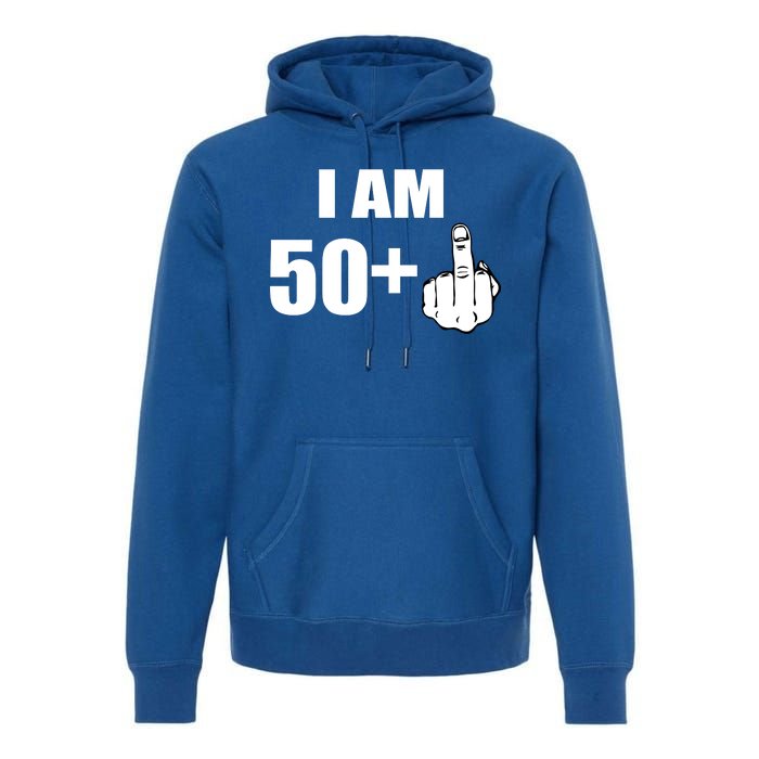 I Am 51 Middle Finger Funny 1966 Birthday Premium Hoodie