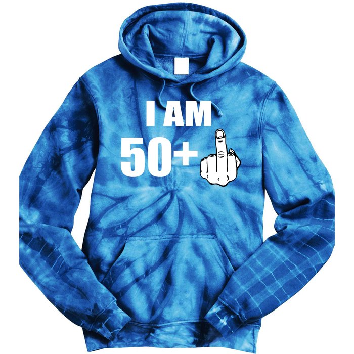 I Am 51 Middle Finger Funny 1966 Birthday Tie Dye Hoodie