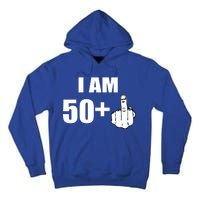 I Am 51 Middle Finger Funny 1966 Birthday Tall Hoodie