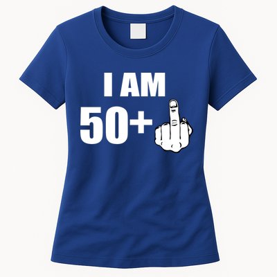 I Am 51 Middle Finger Funny 1966 Birthday Womens T-Shirt