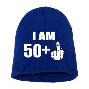 I Am 51 Middle Finger Funny 1966 Birthday Short Acrylic Beanie