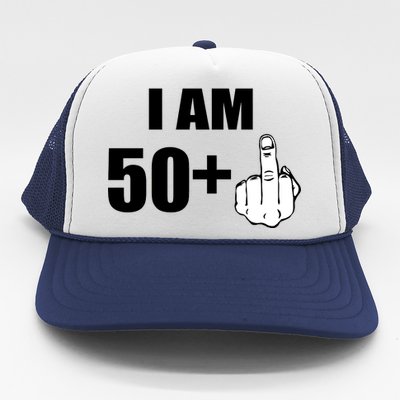 I Am 51 Middle Finger Funny 1966 Birthday Trucker Hat