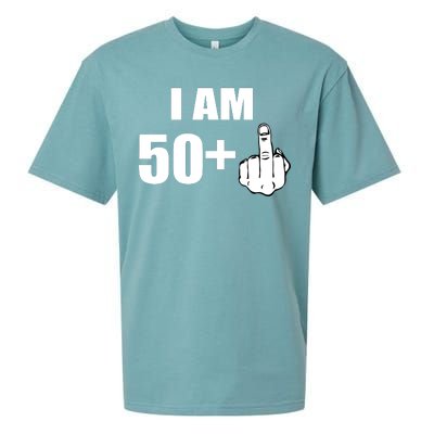 I Am 51 Middle Finger Funny 1966 Birthday Sueded Cloud Jersey T-Shirt