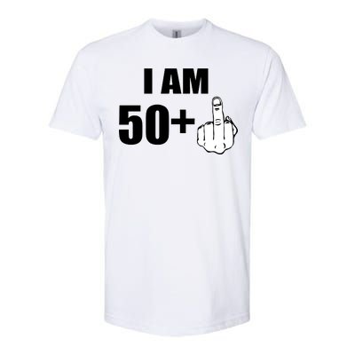 I Am 51 Middle Finger Funny 1966 Birthday Softstyle CVC T-Shirt