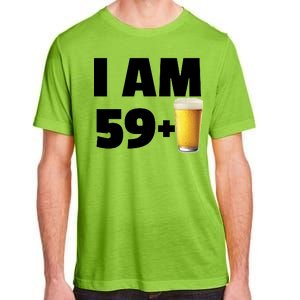 I Am 59 Plus Beer 60th Birthday Adult ChromaSoft Performance T-Shirt