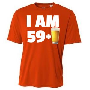 I Am 59 Plus Beer 60th Birthday Cooling Performance Crew T-Shirt