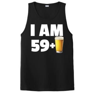 I Am 59 Plus Beer 60th Birthday PosiCharge Competitor Tank