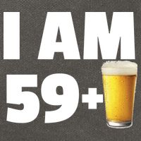 I Am 59 Plus Beer 60th Birthday Cotton Canvas Backpack