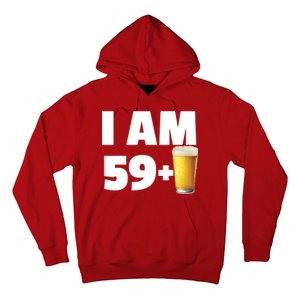 I Am 59 Plus Beer 60th Birthday Hoodie