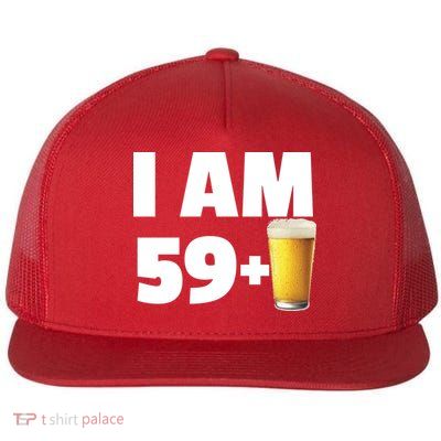 I Am 59 Plus Beer 60th Birthday Flatbill Hat