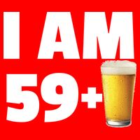 I Am 59 Plus Beer 60th Birthday 25L Jumbo Tote