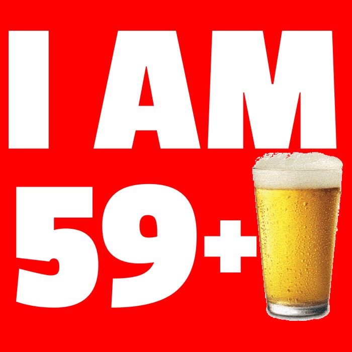 I Am 59 Plus Beer 60th Birthday 25L Jumbo Tote