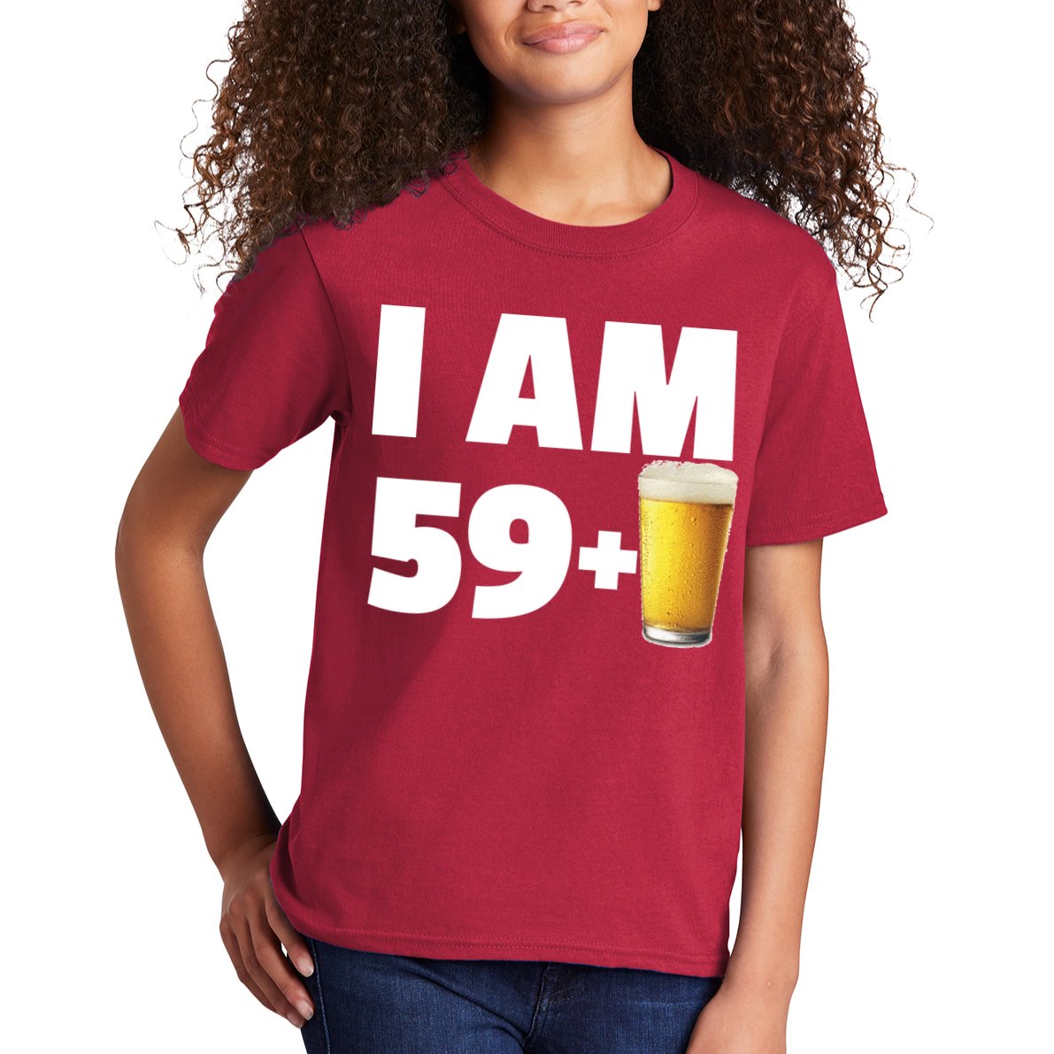 I Am 59 Plus Beer 60th Birthday Kids T-Shirt