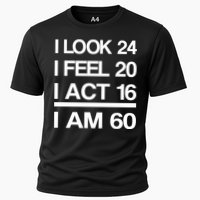I Am 60 Funny 60th Birthday Cooling Performance Crew T-Shirt