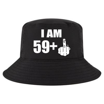 I Am 60 Middle Finger 60th Birthday Gift Cool Comfort Performance Bucket Hat