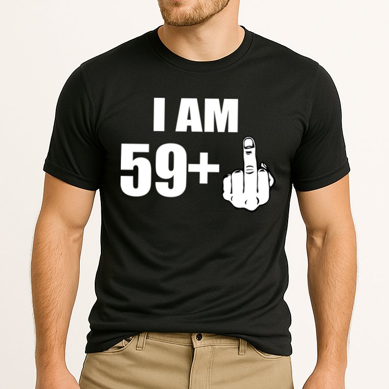 I Am 60 Middle Finger 60th Birthday Gift Cooling Performance Crew T-Shirt