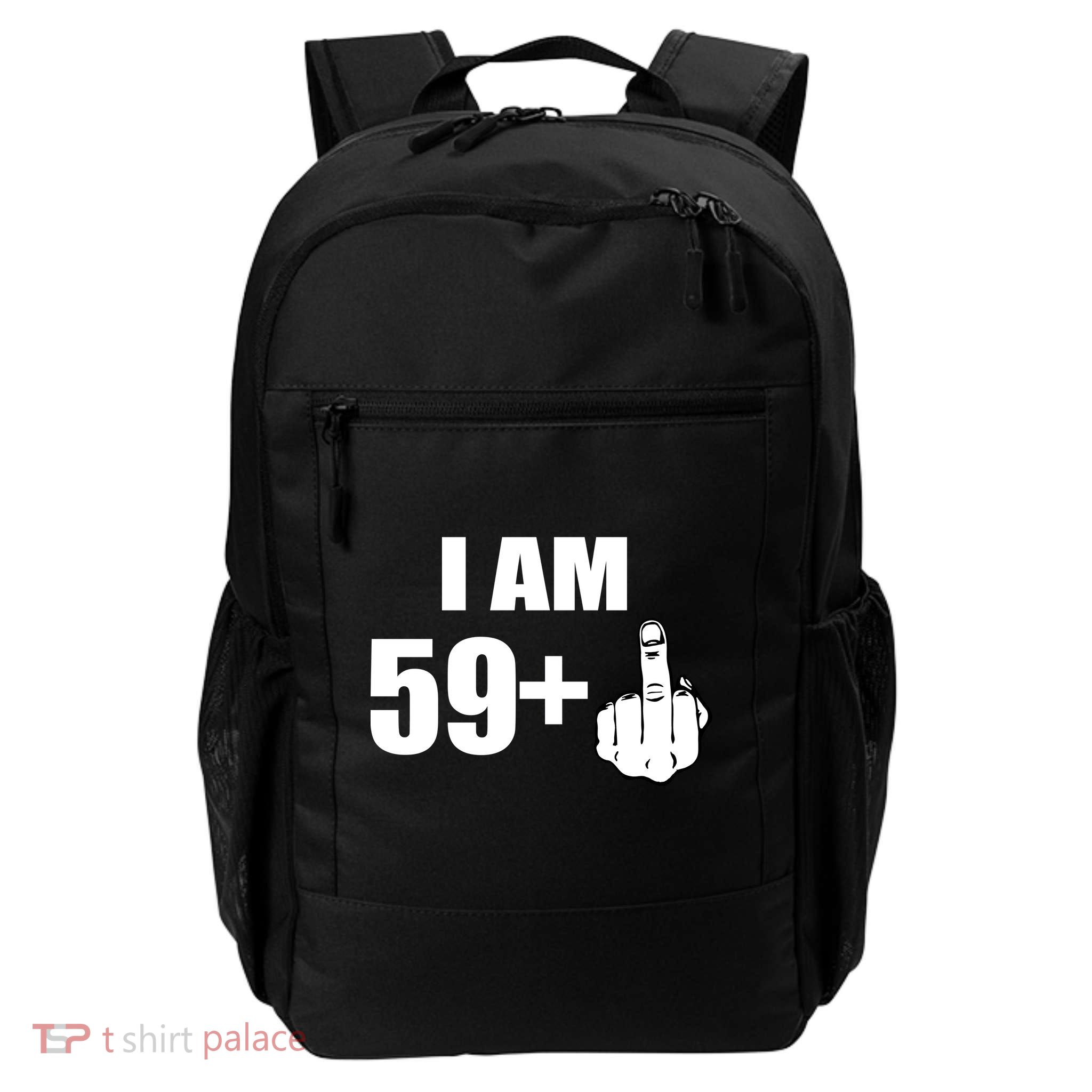 I Am 60 Middle Finger 60th Birthday Gift Backpack