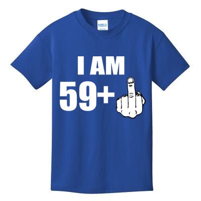 I Am 60 Middle Finger 60th Birthday Gift Kids T-Shirt