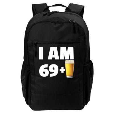 I Am 69 Plus Beer 70th Birthday Daily Commute Backpack