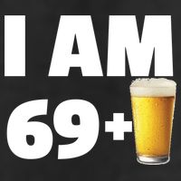 I Am 69 Plus Beer 70th Birthday Adult Drive Performance Visor