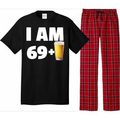 I Am 69 Plus Beer 70th Birthday Pajama Set