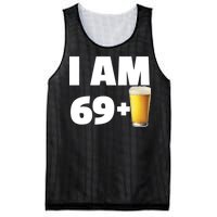 I Am 69 Plus Beer 70th Birthday Mesh Reversible Basketball Jersey Tank