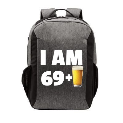 I Am 69 Plus Beer 70th Birthday Vector Backpack