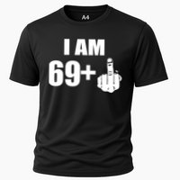 I Am 70 Middle Finger 70th Birthday Gift Cooling Performance Crew T-Shirt
