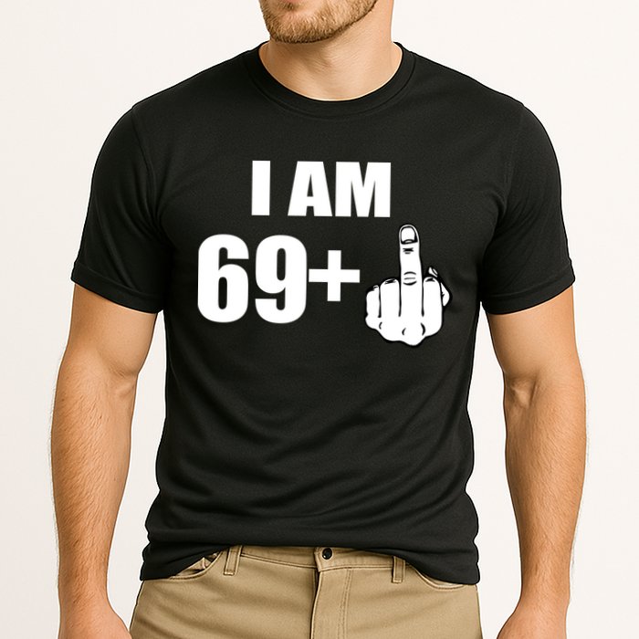 I Am 70 Middle Finger 70th Birthday Gift Cooling Performance Crew T-Shirt
