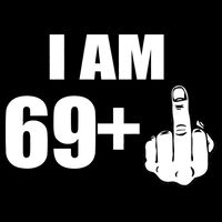 I Am 70 Middle Finger 70th Birthday Gift Hoodie