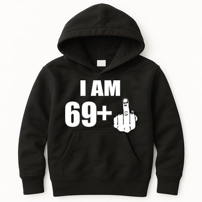I Am 70 Middle Finger 70th Birthday Gift Kids Hoodie