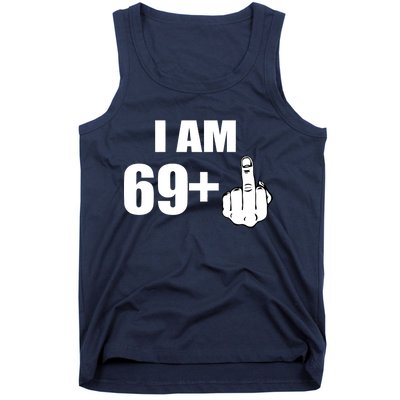 I Am 70 Middle Finger 70th Birthday Gift Tank Top