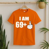 I Am 70 Middle Finger 70th Birthday Gift T-Shirt