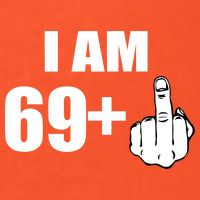 I Am 70 Middle Finger 70th Birthday Gift T-Shirt