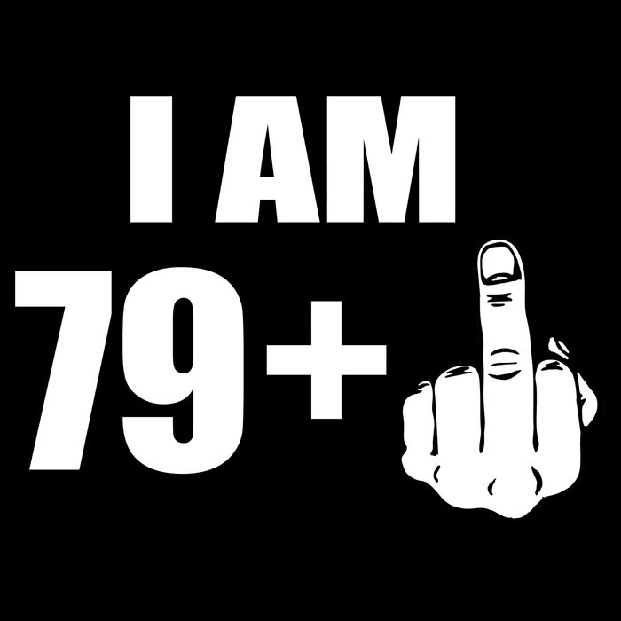 I Am 80 Middle Finger 80th Birthday Gift Backpack