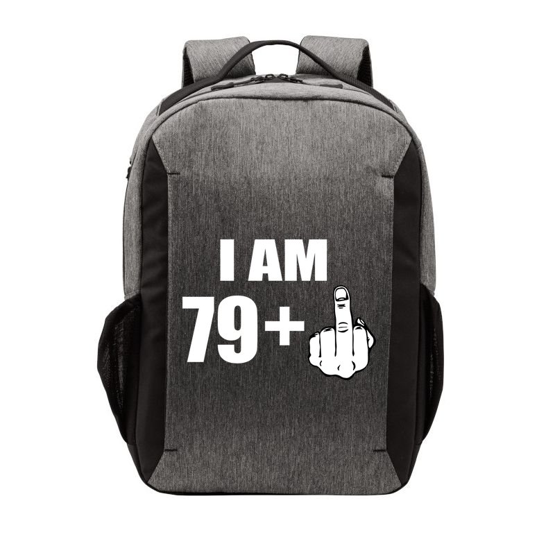 I Am 80 Middle Finger 80th Birthday Gift Vector Backpack