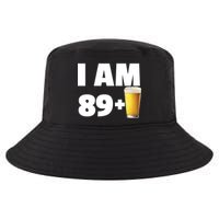 I Am 89 Plus Beer 90th Birthday Cool Comfort Performance Bucket Hat