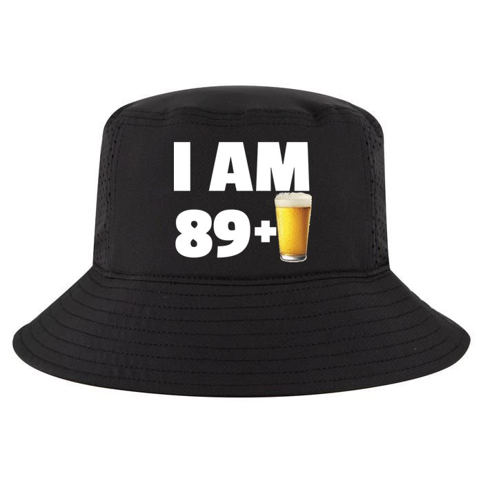 I Am 89 Plus Beer 90th Birthday Cool Comfort Performance Bucket Hat