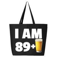 I Am 89 Plus Beer 90th Birthday 25L Jumbo Tote