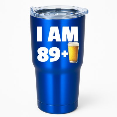 I Am 89 Plus Beer 90th Birthday Tumbler