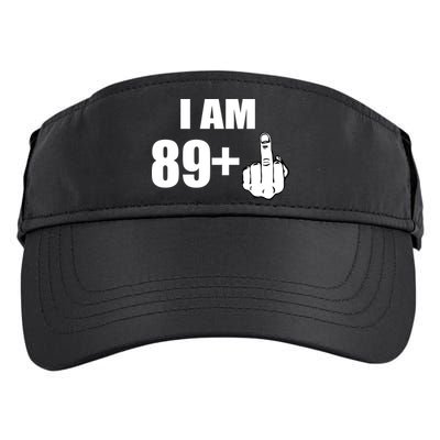 I Am 90 Middle Finger Funny 90th Birthday Gift Adult Drive Performance Visor