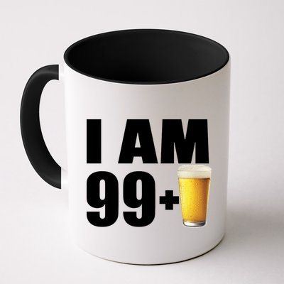 I Am 99 Plus Beer 100th Birthday Mug